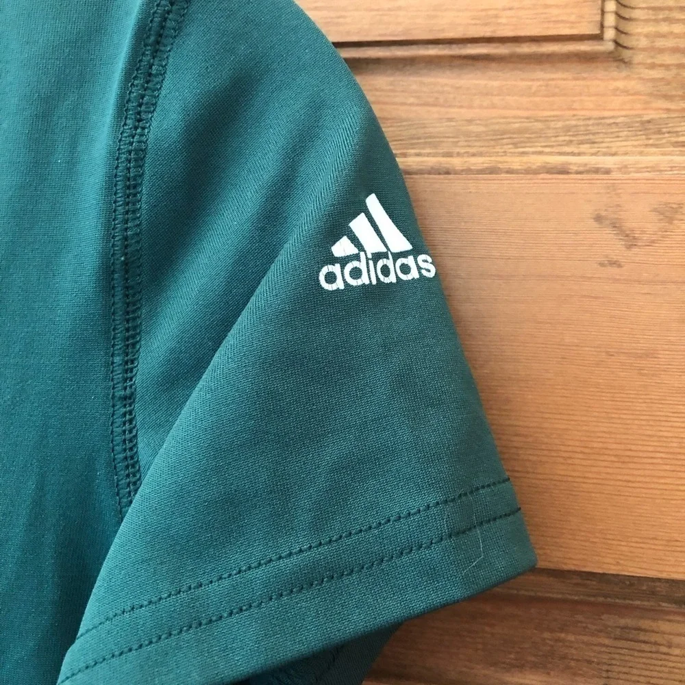 Adidas climalite youth L-14 Portland Timbers/  green v neck tee